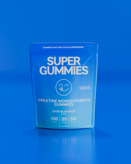 Creatine Monohydrate Gummies - Sour Blue Razz